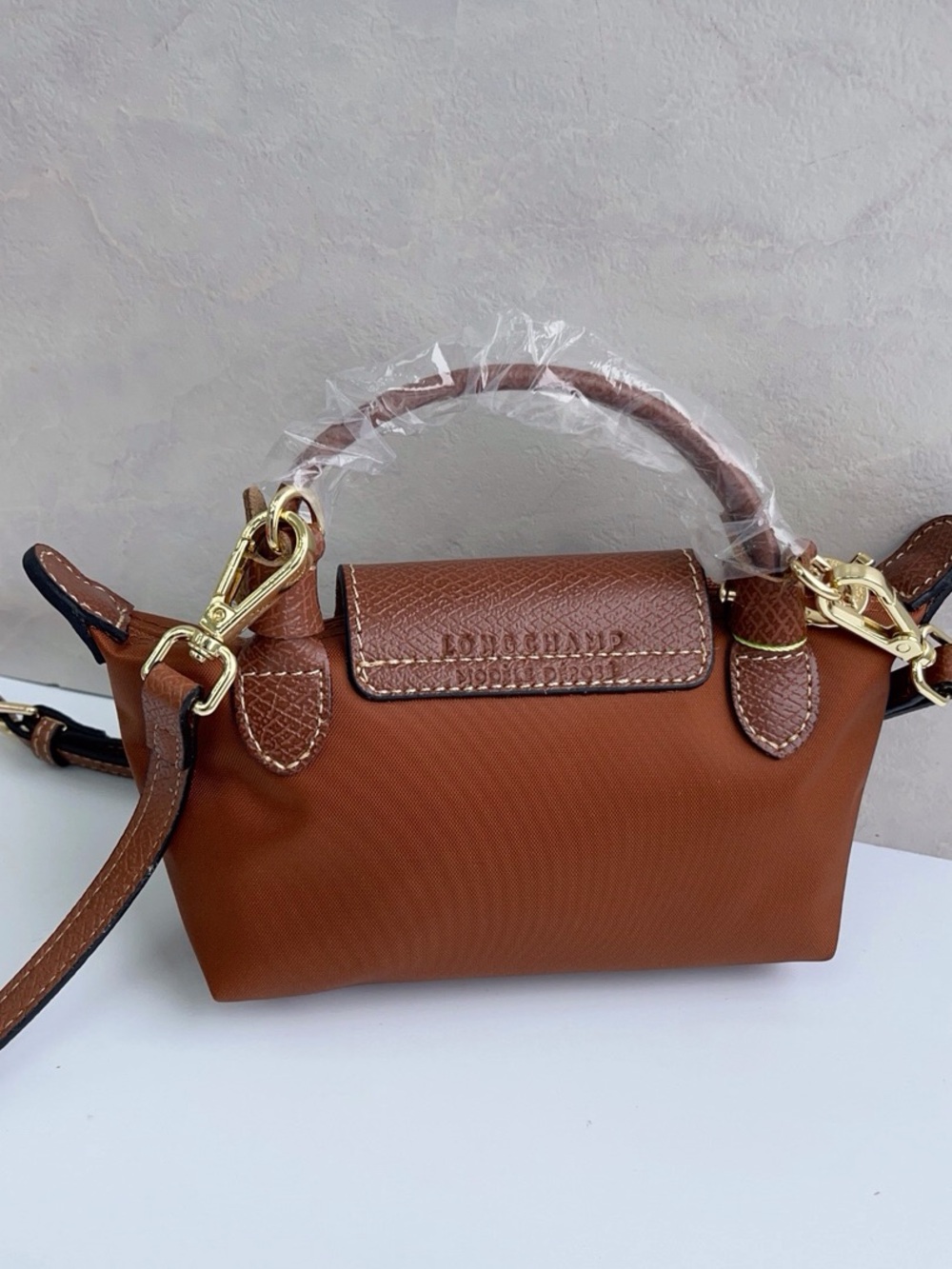 🥒Longchamp Brown Mini Crossbody Bag - Picture 3 of 9